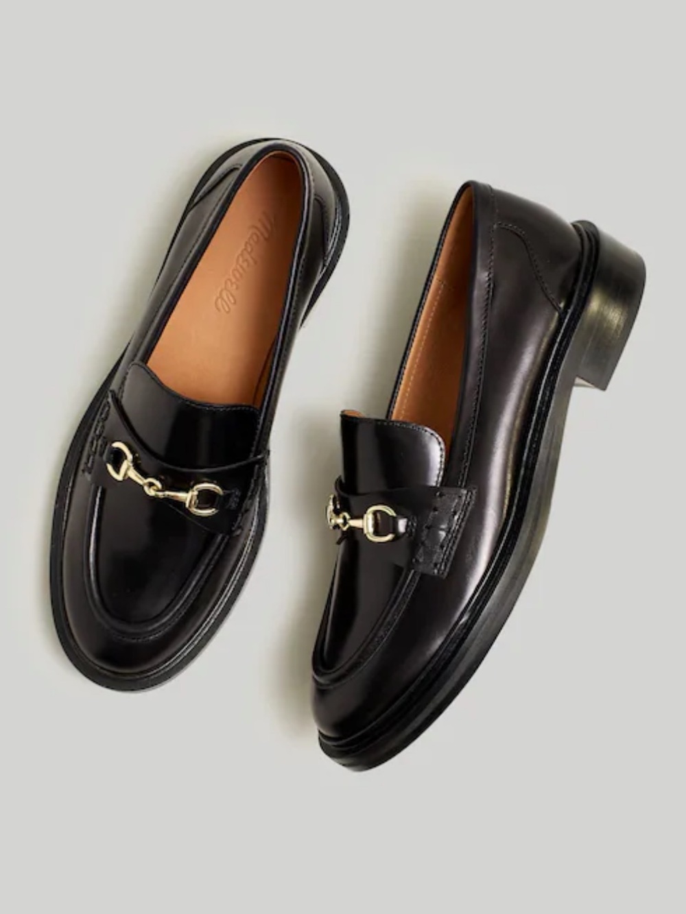NWOT Madewell The Vernon Bit Hardware Loafer in Leather